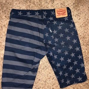 Levi’s 511 - Stars and Stripes Blue Jean Shorts